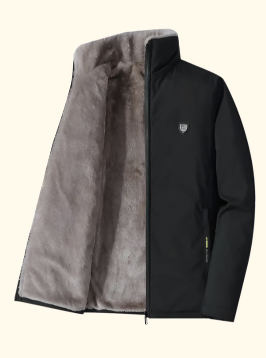 Jacket - winter fleece with collar
