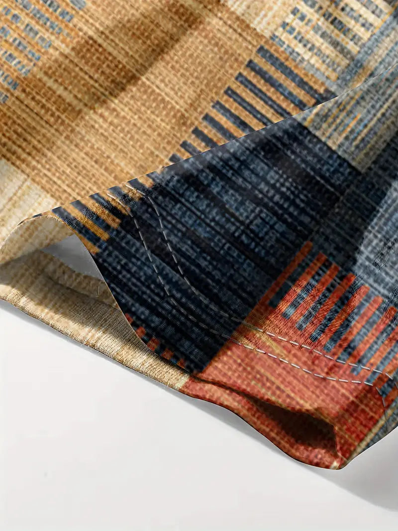 T shirt - Men's Block Print - mixed colours