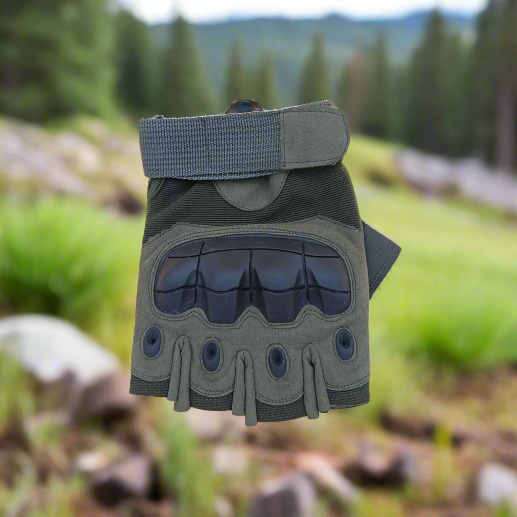 Green tactical glove