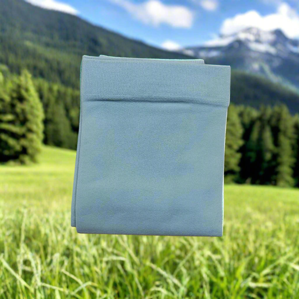 A pair of white UV protection arm sleeves laid out flat with the brand name 'AOUAX' visible on the lower part of the sleeve.