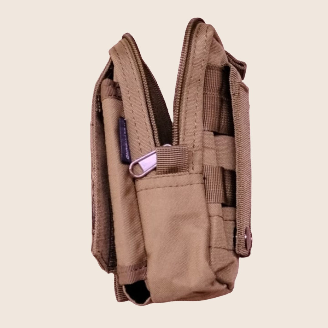 khaki molle add on bag