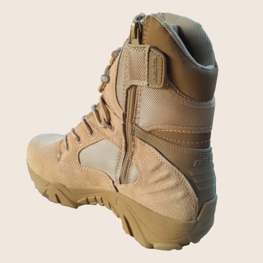 Khaki Delta boots