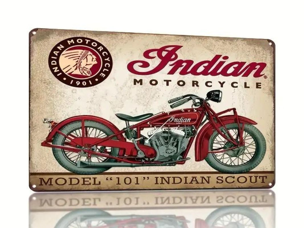 Tin sign - Indian Motorcycle