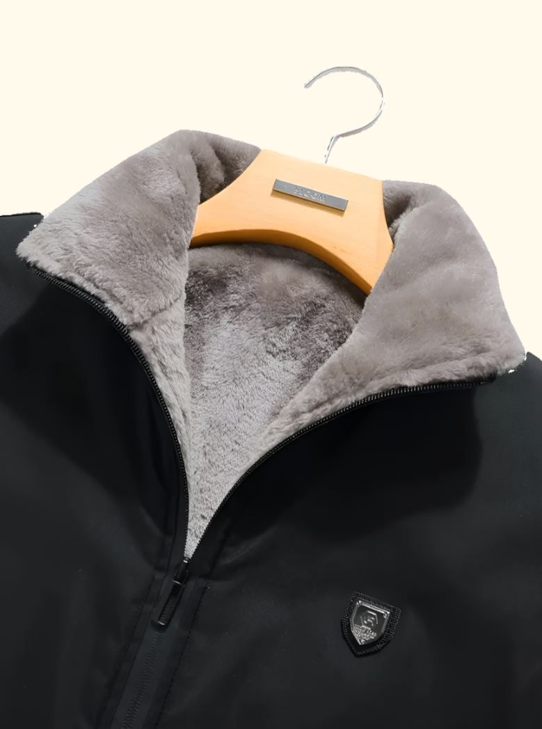 Jacket - winter fleece with collar