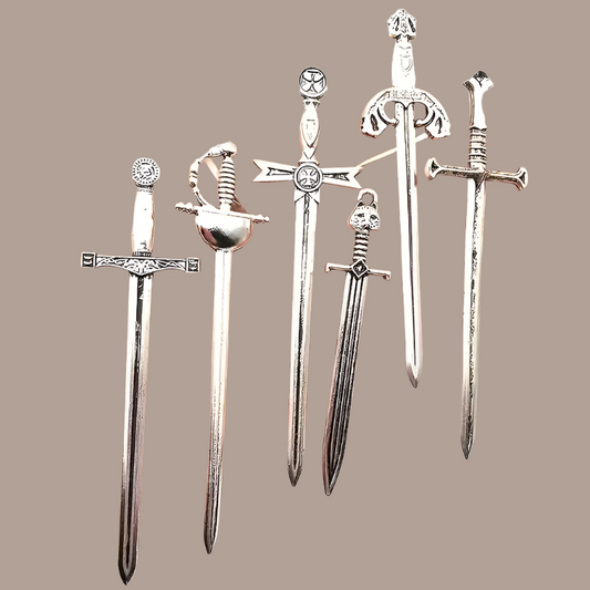 6 piece miniature letter openers