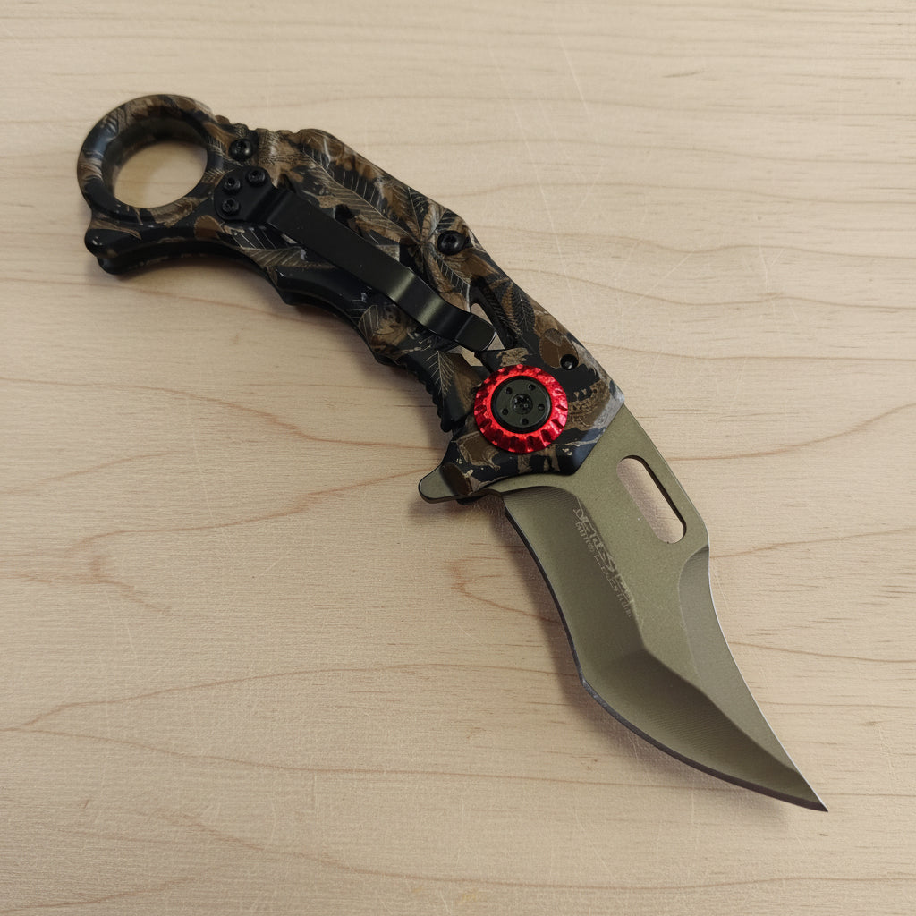 Karambit - brown leaf