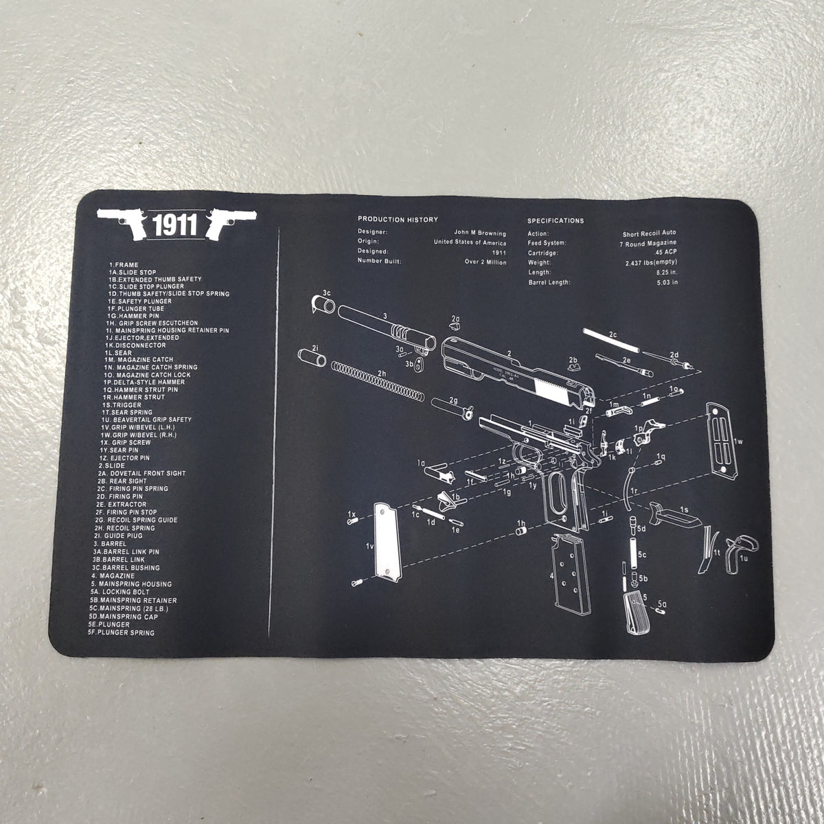 Disassembly mat for equipment and small parts, additional product image