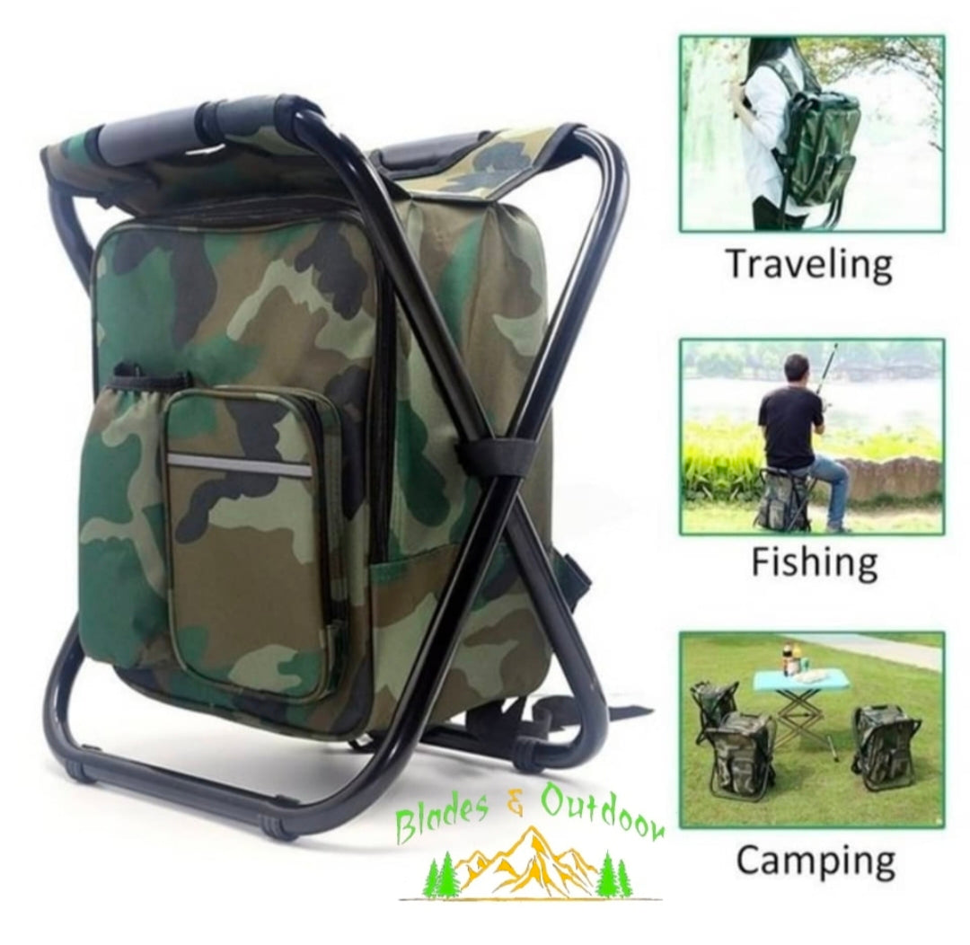 Chair and cooler backpack