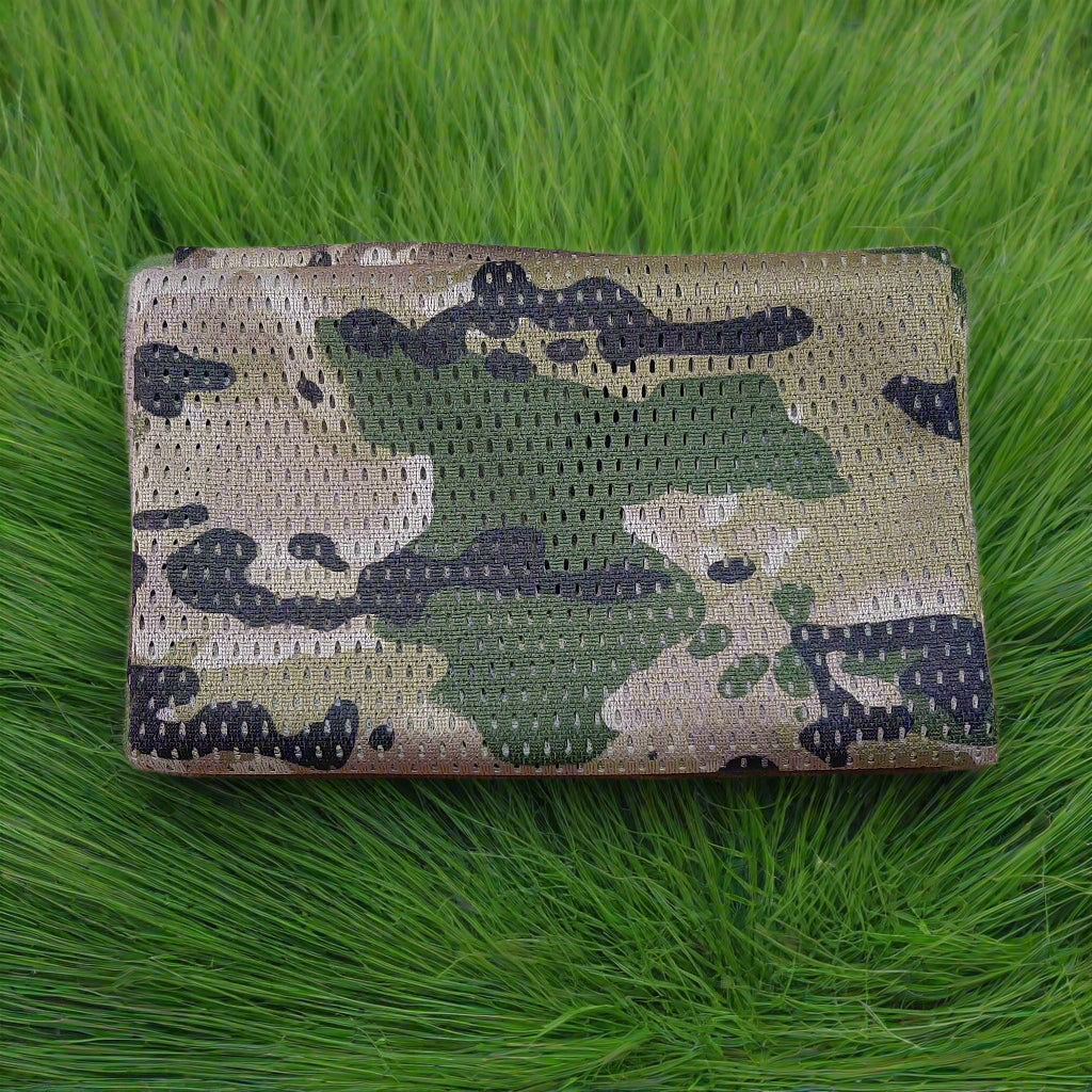 Camouflage-patterned pouch
