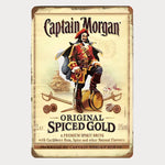 Tin sign - Captain Spiced Gold