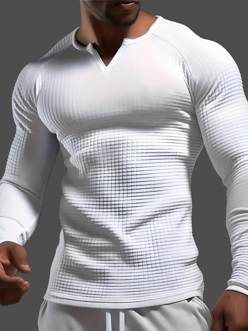 Long sleeve active shirt - white