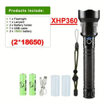 Led Flash light XHP 360