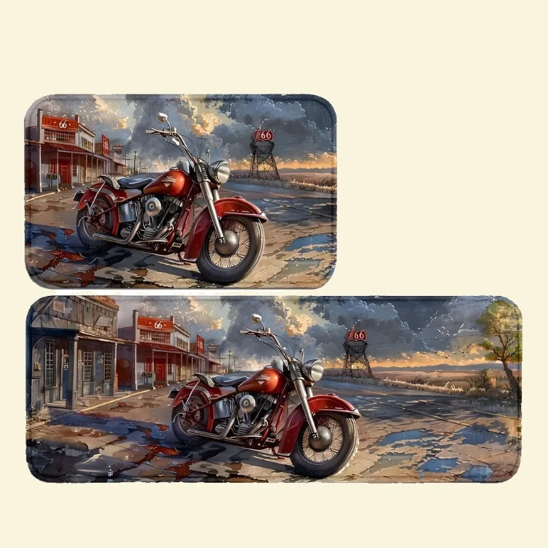 Non Slip Floor Mat Motorcycle - set C