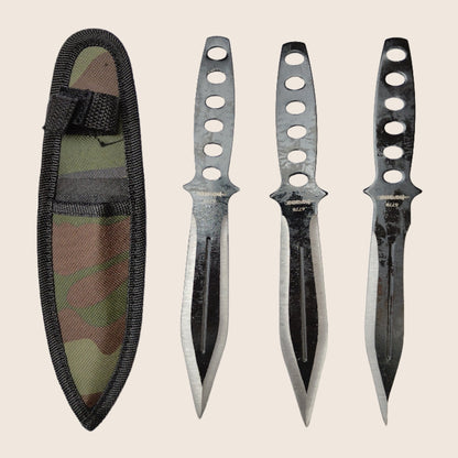 Throwing blades x 3 with sheath
