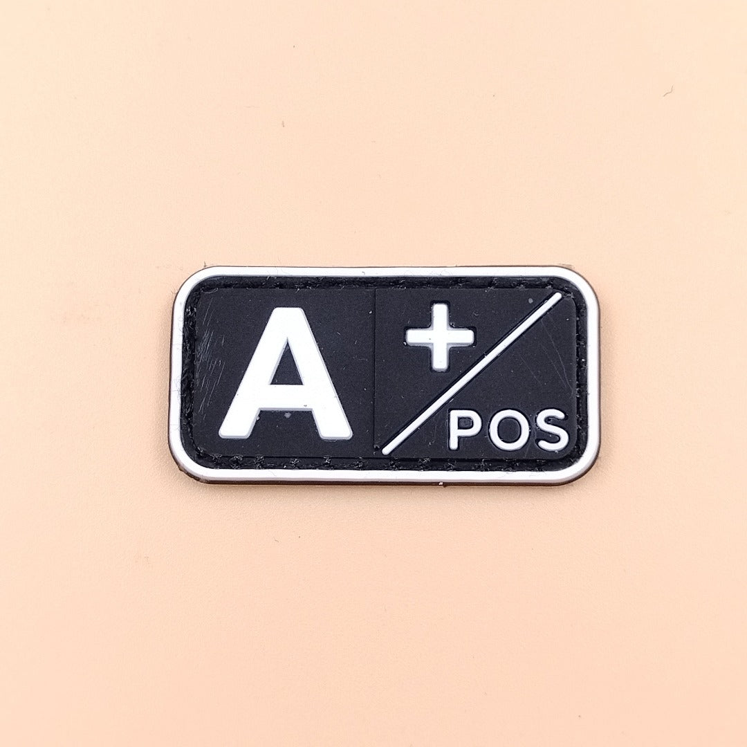 Badge Blood group rubber