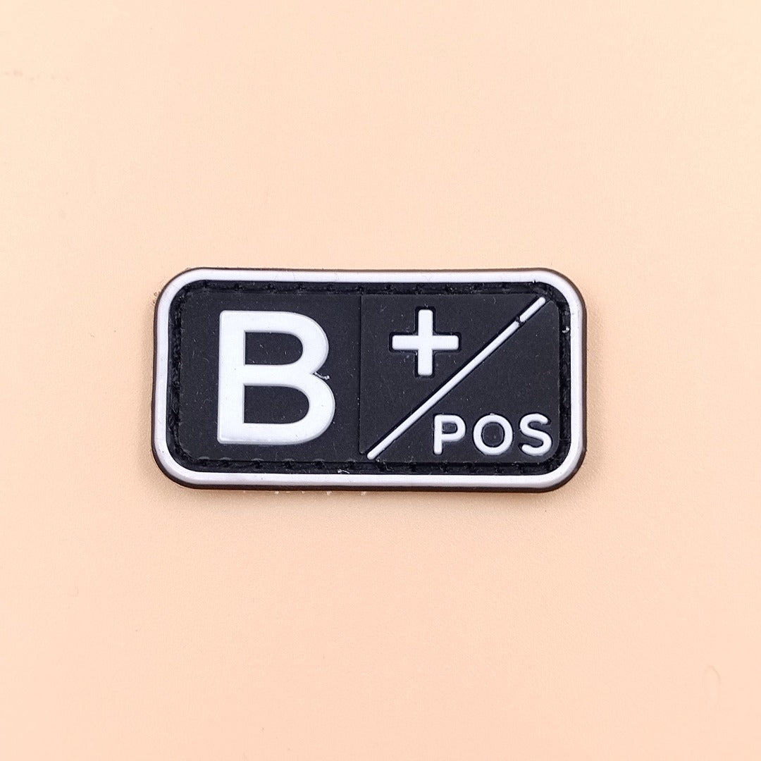 Badge Blood group rubber