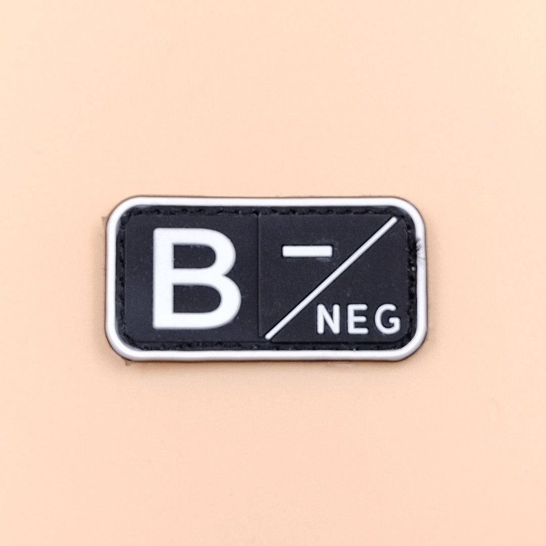 Badge Blood group rubber