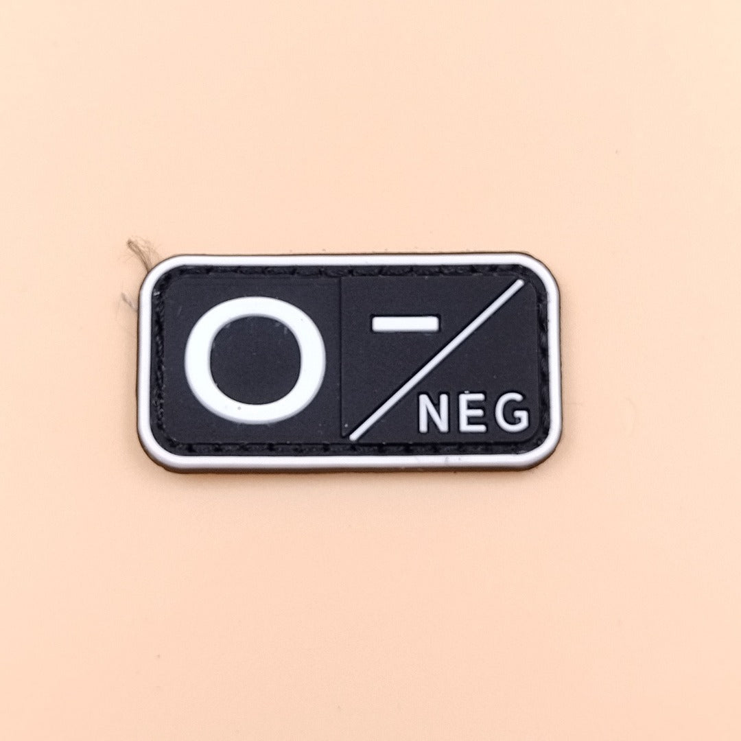 Badge Blood group rubber