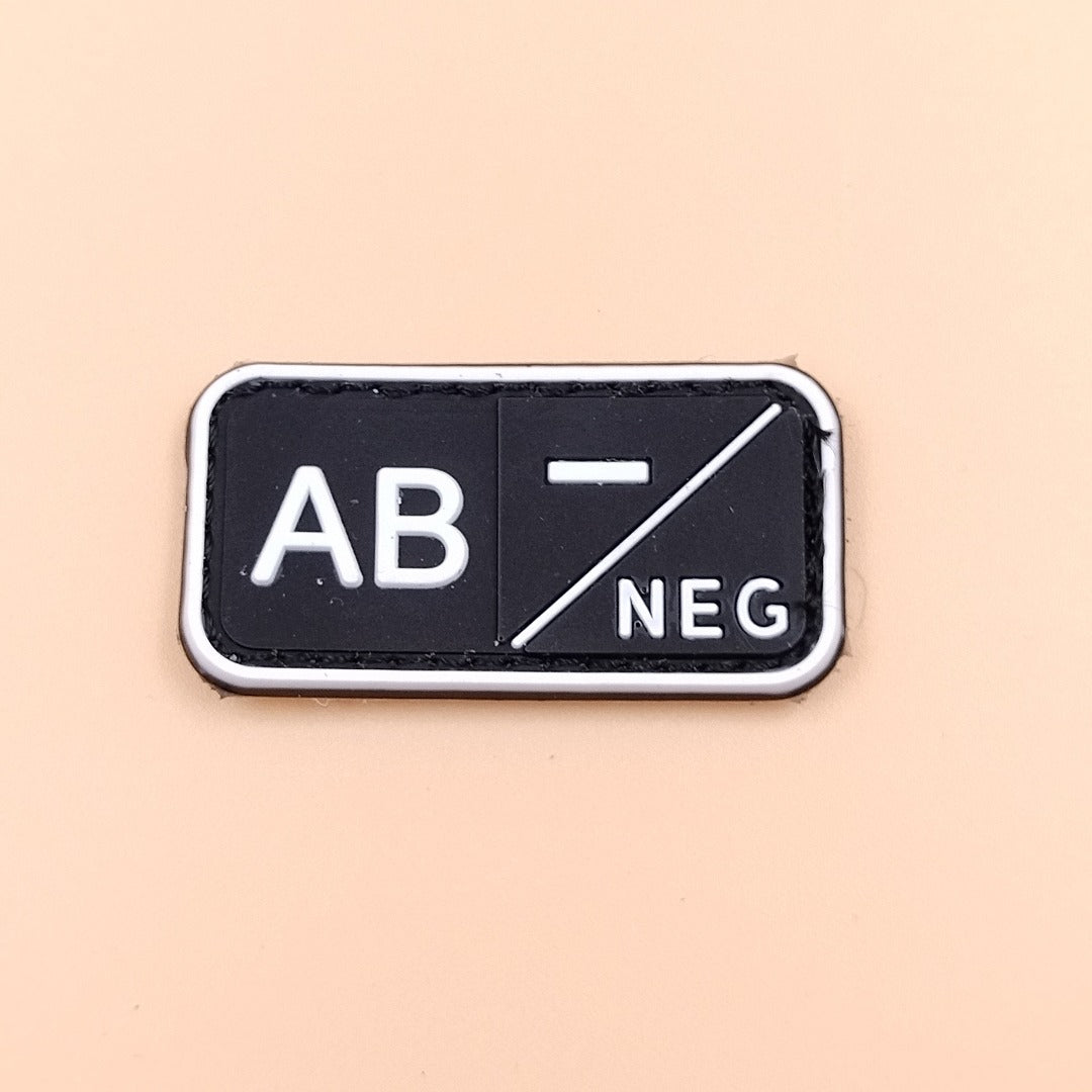 Badge Blood group rubber