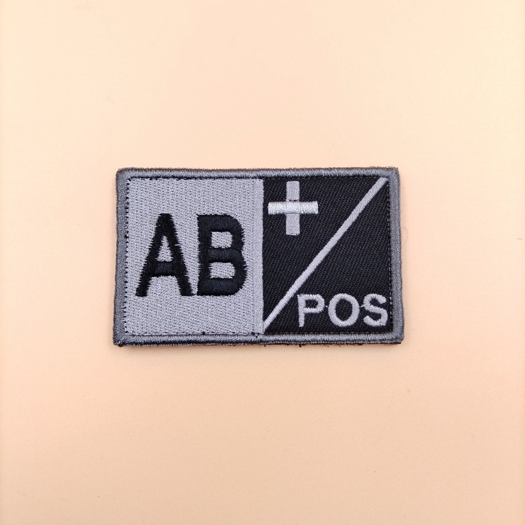 Badge Blood group rubber