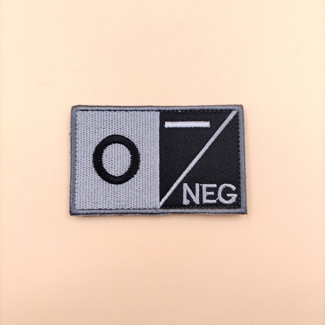 Badge Blood group rubber