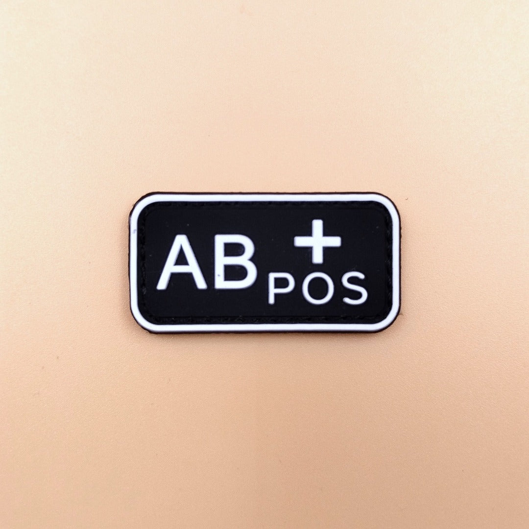 Badge Blood group rubber