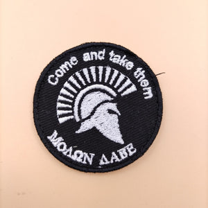 Badge Spartan - Come and take them
