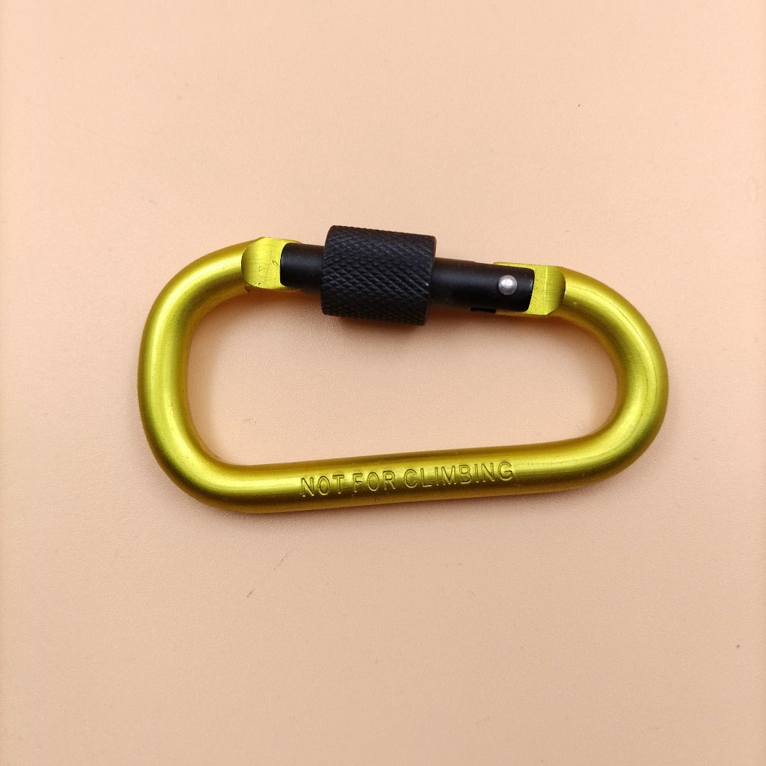 Carabiner - aluminium D-ring