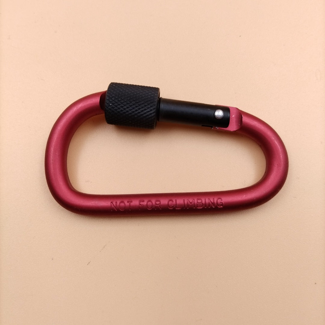 Carabiner - aluminium D-ring