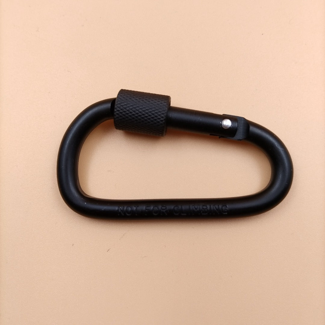 Carabiner - aluminium D-ring