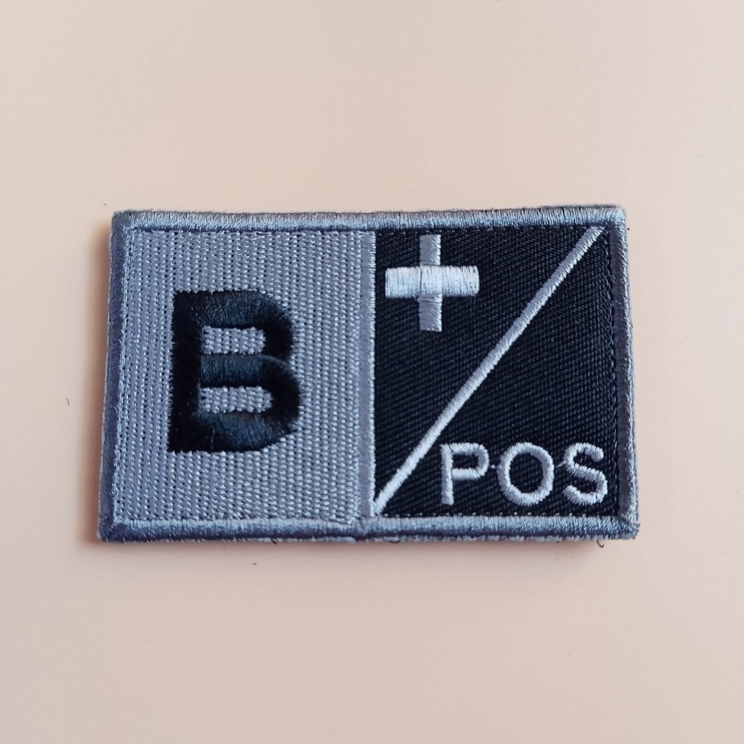 Badge Blood group rubber