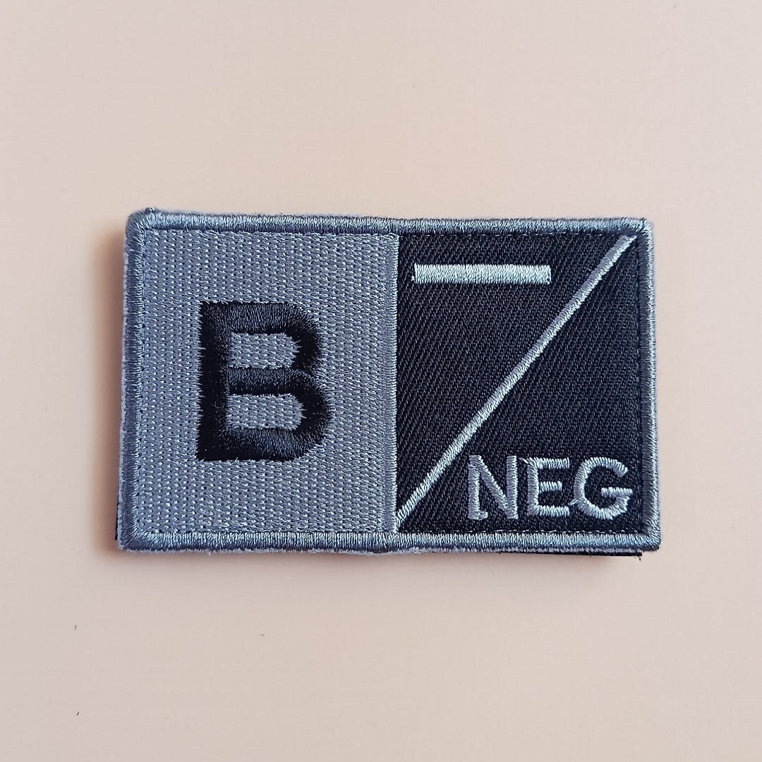 Badge Blood group rubber