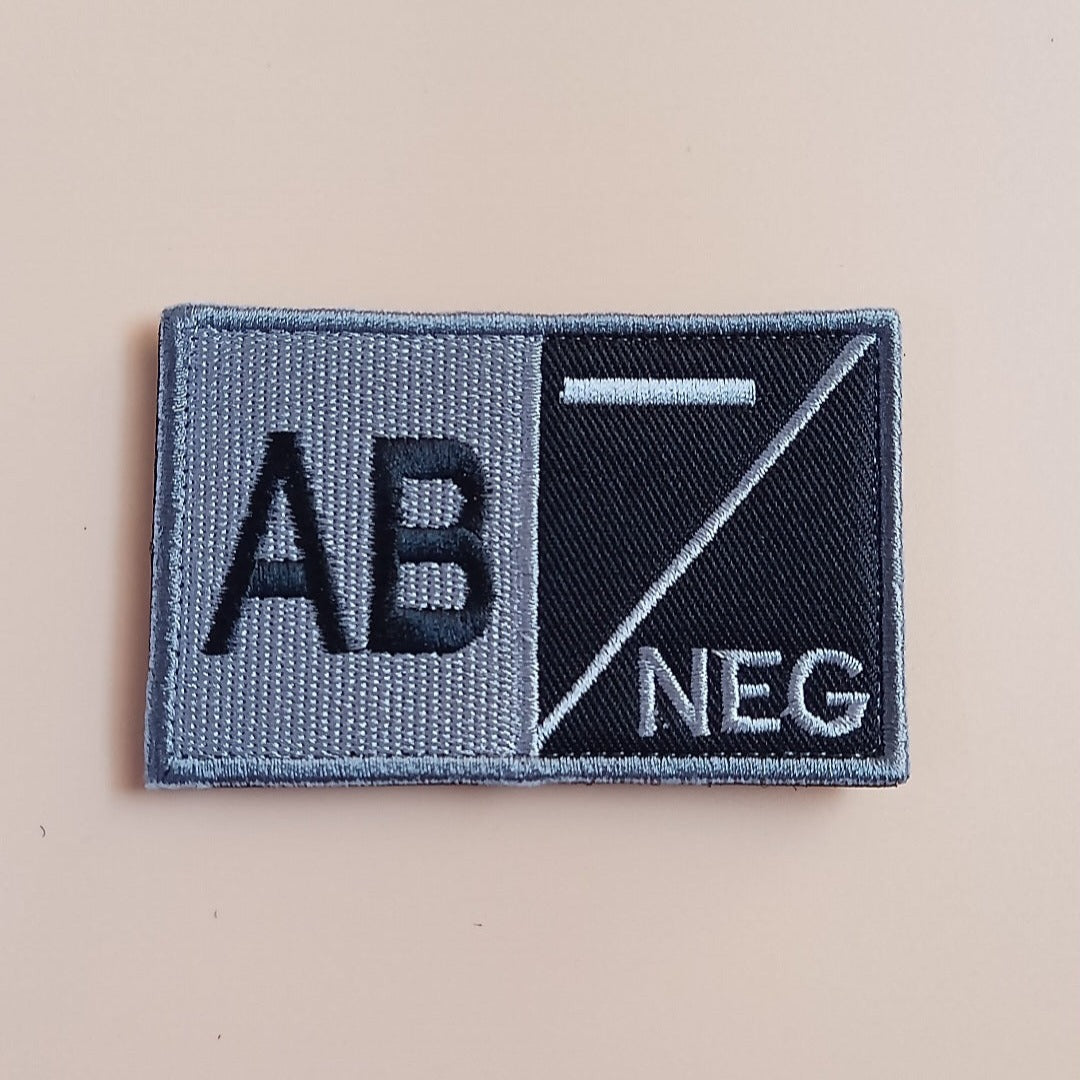 Badge Blood group rubber