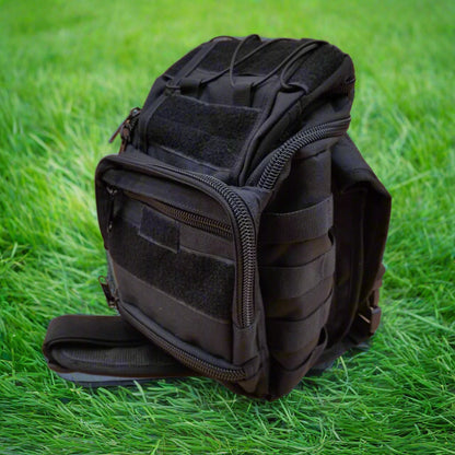 black shoulder bag