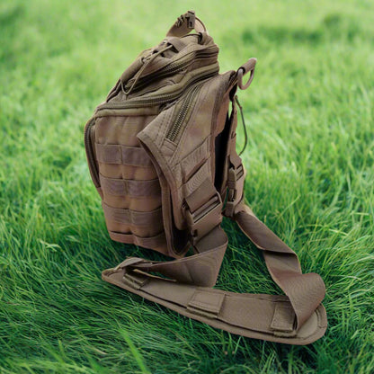khaki shoulder bag