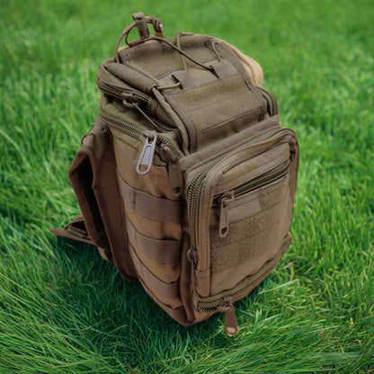 Khaki shoulder bag