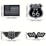 4pcs Embroidery Patches - Iron On Patches