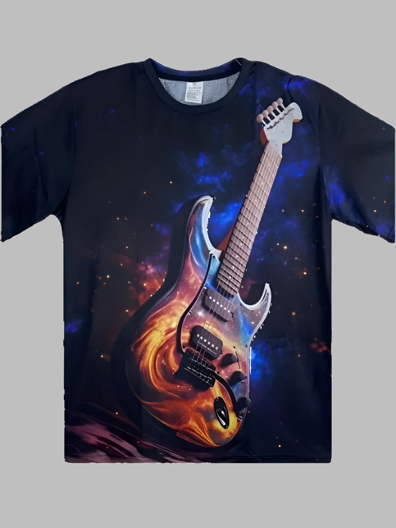 T shirt - 3D guitar