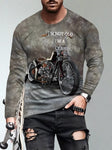 Long sleeve shirt - chopper with ape bars - I'm a classic