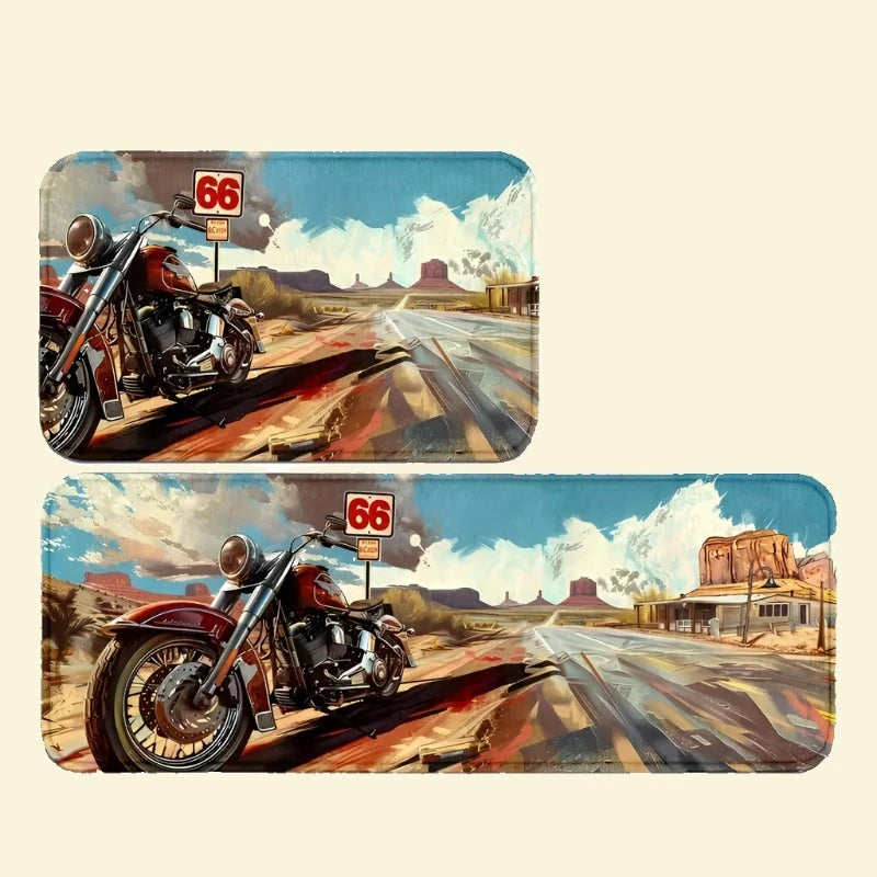 Non Slip Floor Mat Motorcycle - set D