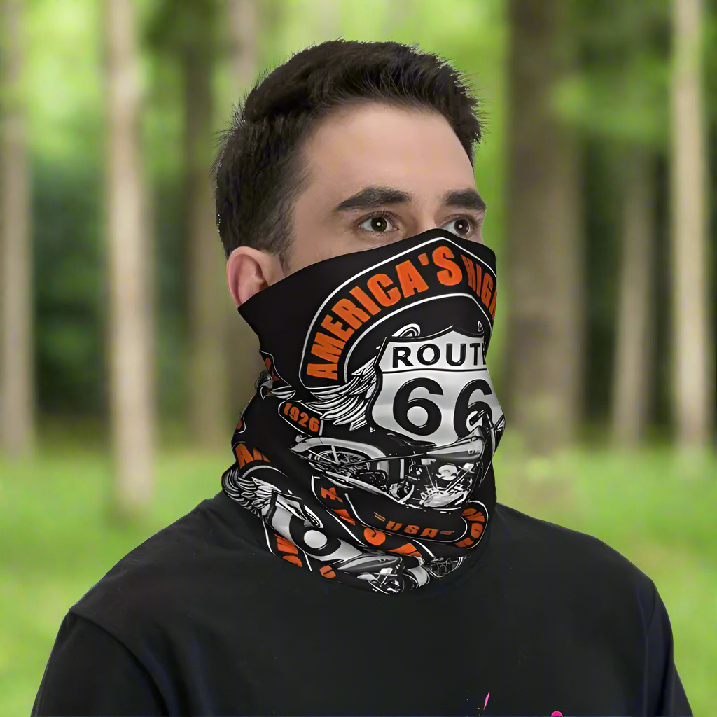 Neck Buff Pattern Neck buff - The Mother Road – Blades and Outdoor