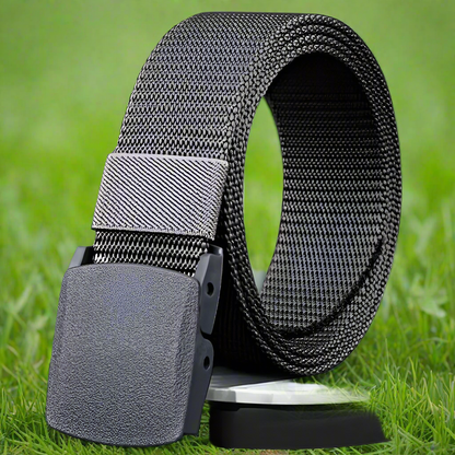 Nylon belt dark grey 