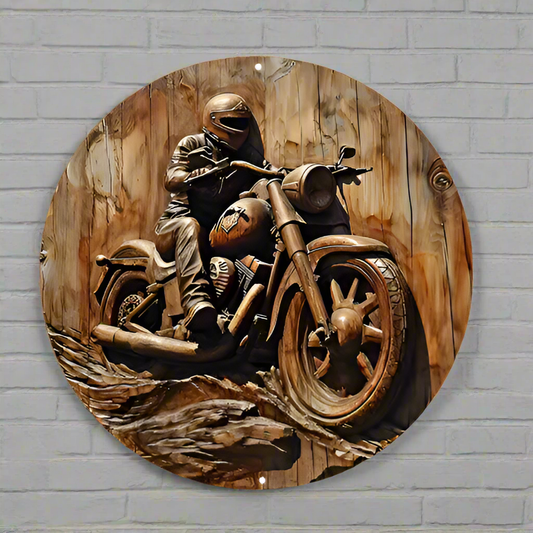 Tin sign