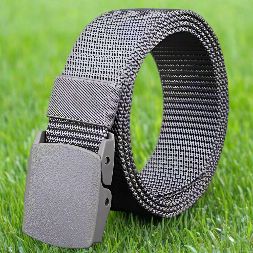 Nylon belt light grey