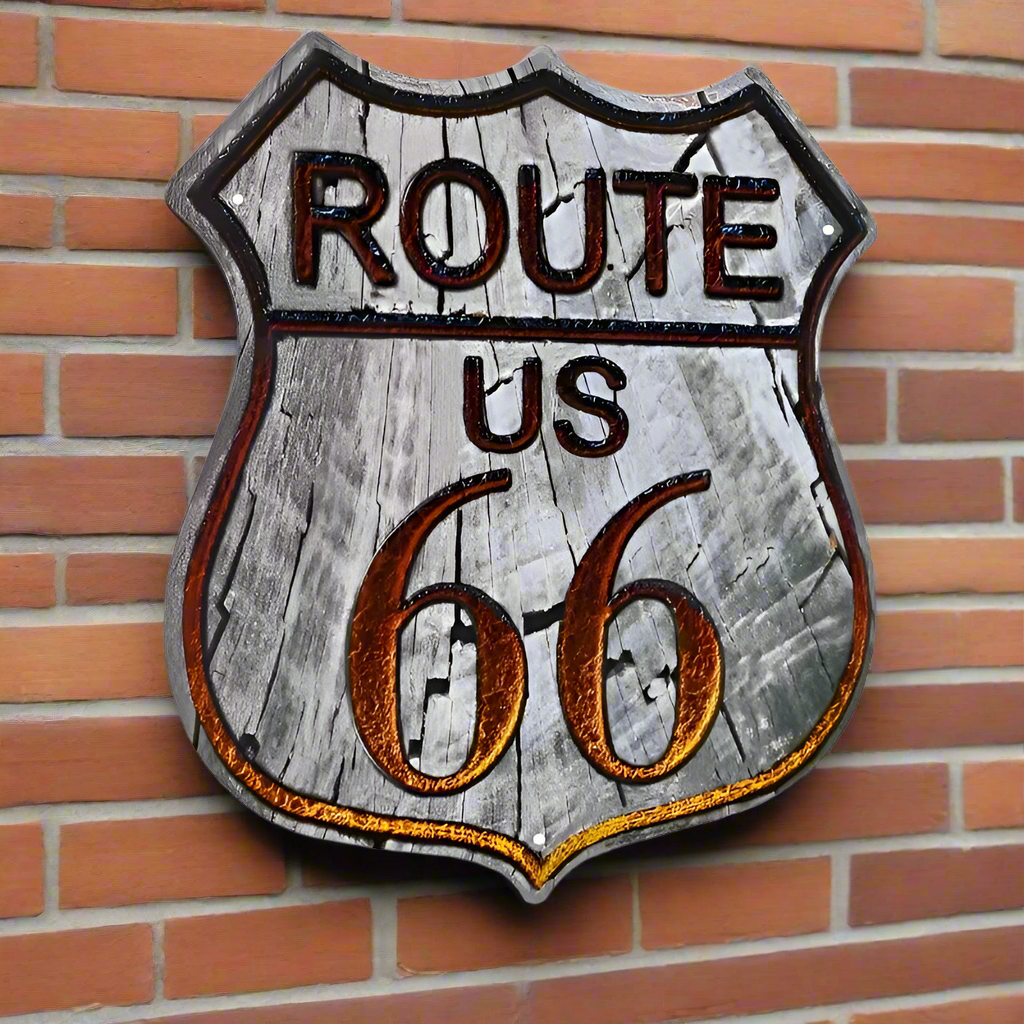 Tin sign