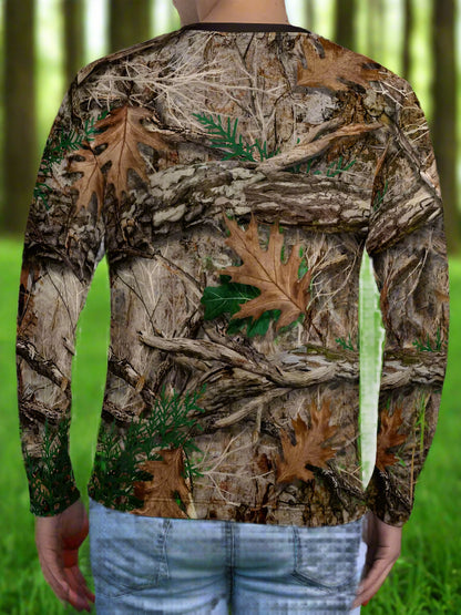 Long sleeve shirt - bush camo