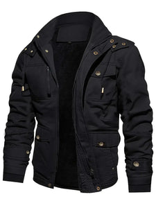 Jacket Men's Warm Fleece Cargo