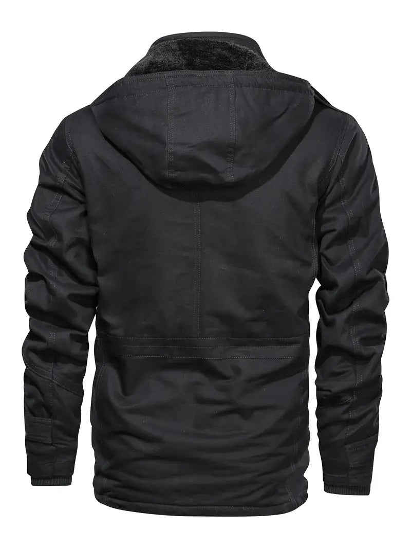 Jacket Men's Warm Fleece Cargo