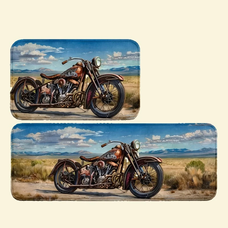 Non Slip Floor Mat Motorcycle - set B