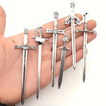 6 piece miniature  swords